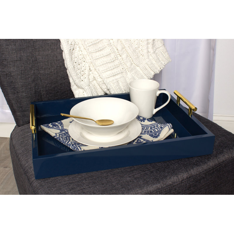 Kate And Laurel Lipton Decorative Serving Tray With